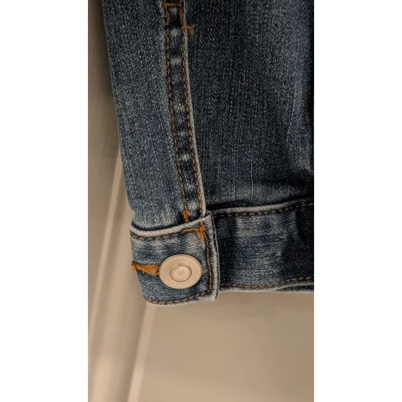 Women's Time and Tru Blue Jean Jacket S - Picture 6 of 12